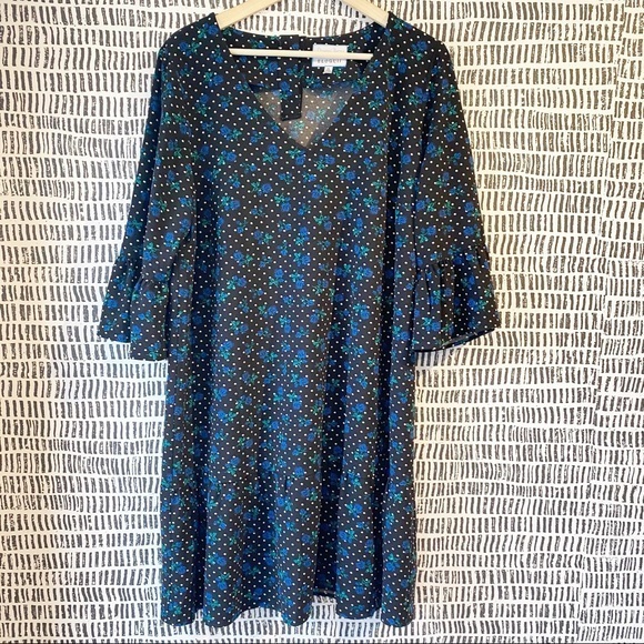 Draper James for Eloquii Floral Flounce Dress - Picture 2 of 14